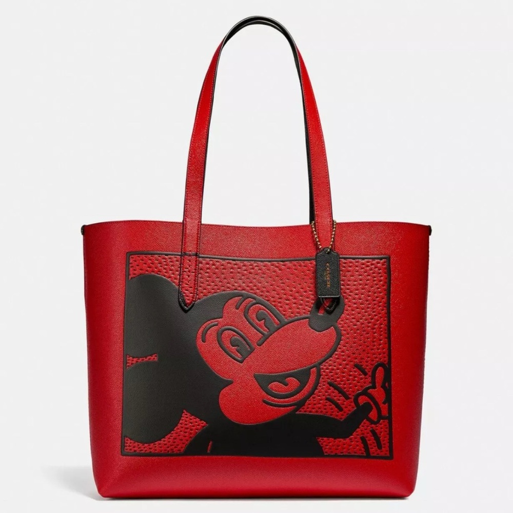Coach Mickey Mouse X Keith Haring Tote